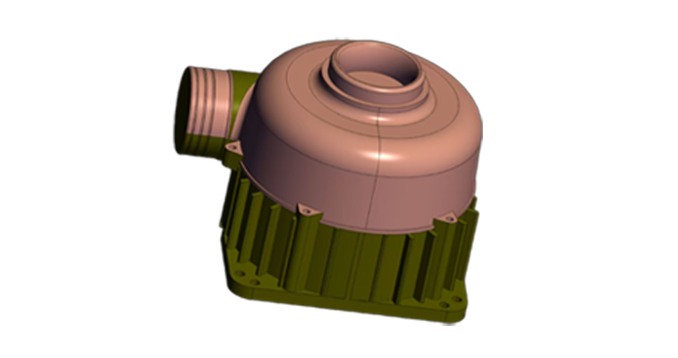 3D for BA9080H24B-A aluminum structure