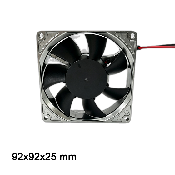 TKFAN DDW9225HH12B 92mm IP68 waterproof DC cooling fan for outdoor electronics and industrial cabinets