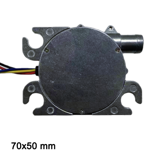 BA7050H12B-D260920 12V DC centrifugal blower back view 70x50mm