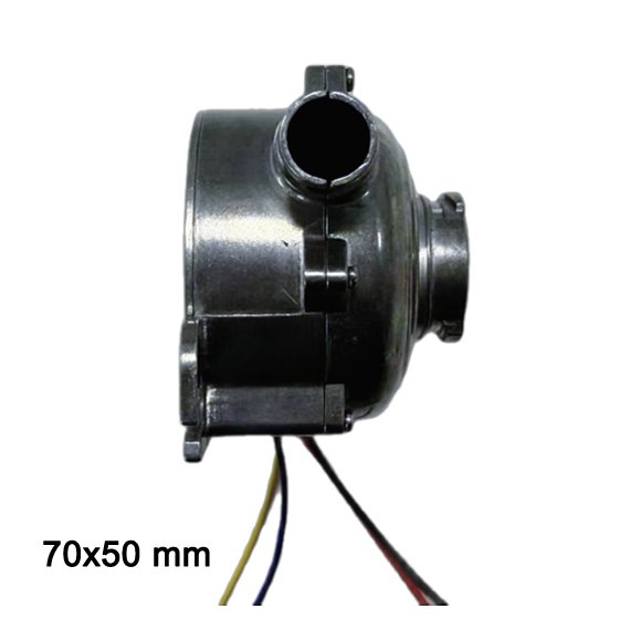 12V brushless centrifugal blower BA7050H12B-D260920 side profile