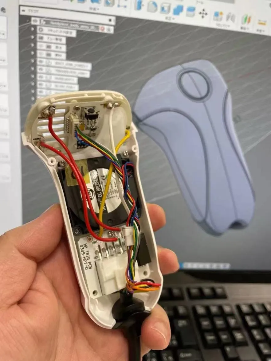 Blower for hair removal machine