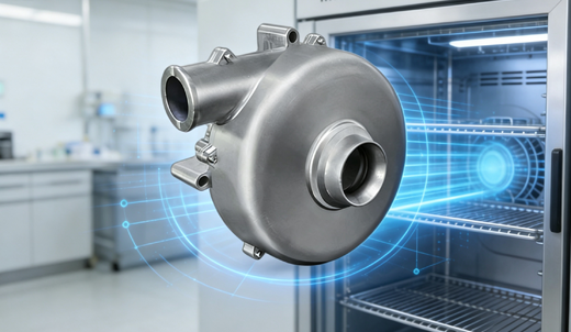 High-Pressure Blowers for Medical Drying Cabinets