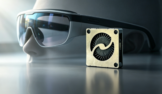 Low Operating Voltage Blowers for AR Glasses