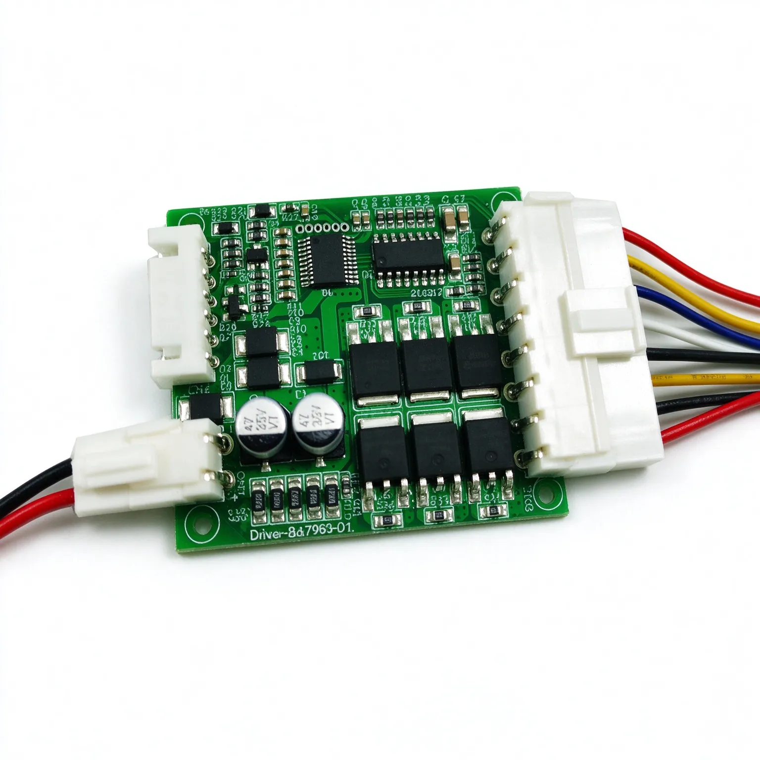 Brushless Motor Driver BA7050-B Detailed Terminal Setup Brushless Motor Driver BA7050-B detailed view of power terminals and connectors