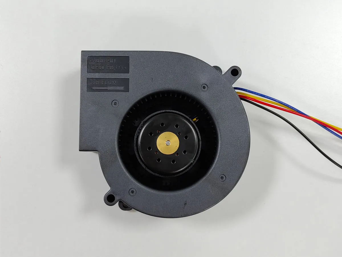 High pressure blower BA9733HV12B-B with wiring cable High pressure blower BA9733HV12B-B multi-wire PWM cable connection
