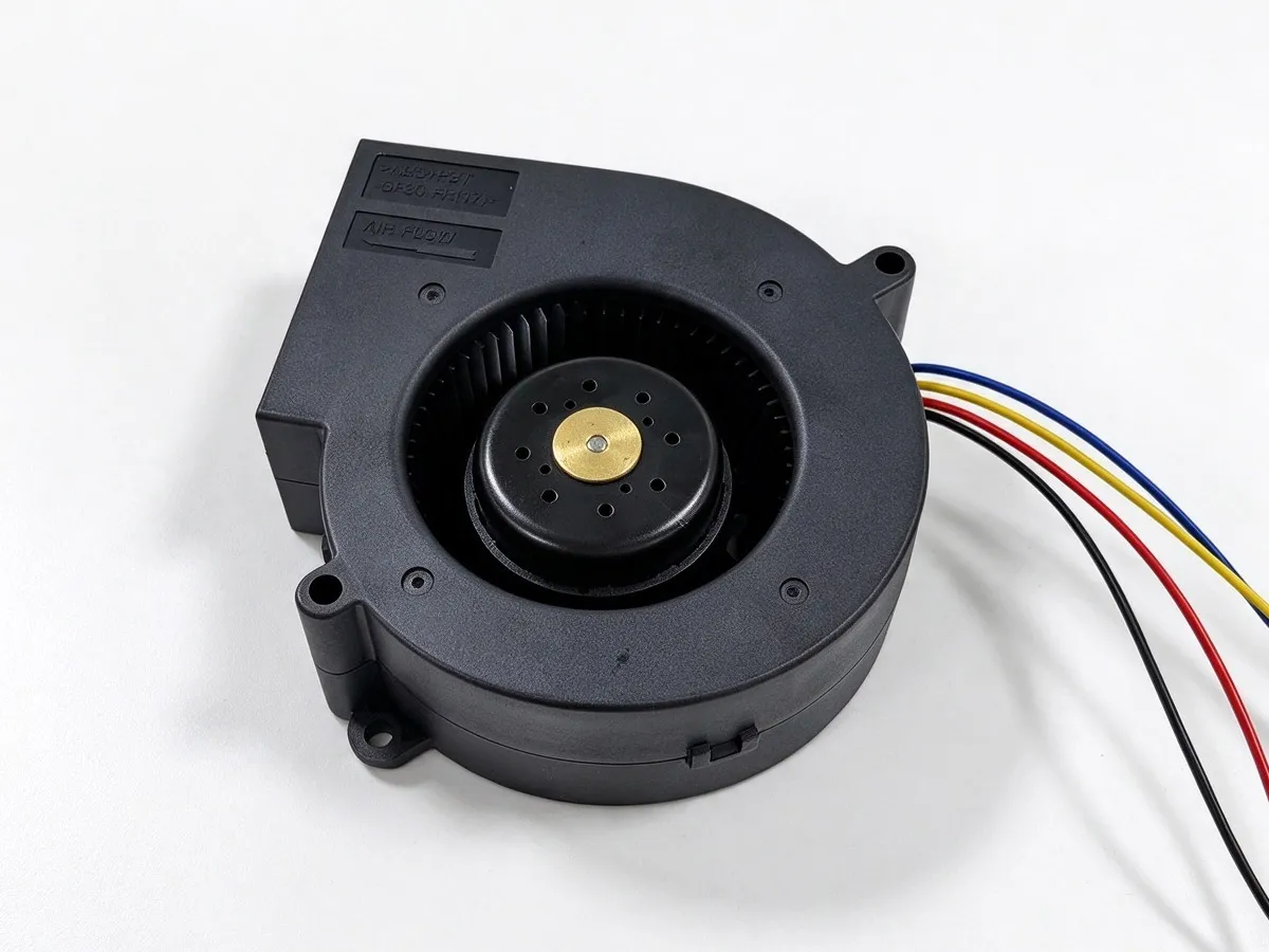 High pressure blower BA9733HV12B-B angle view High pressure blower BA9733HV12B-B high speed angle view