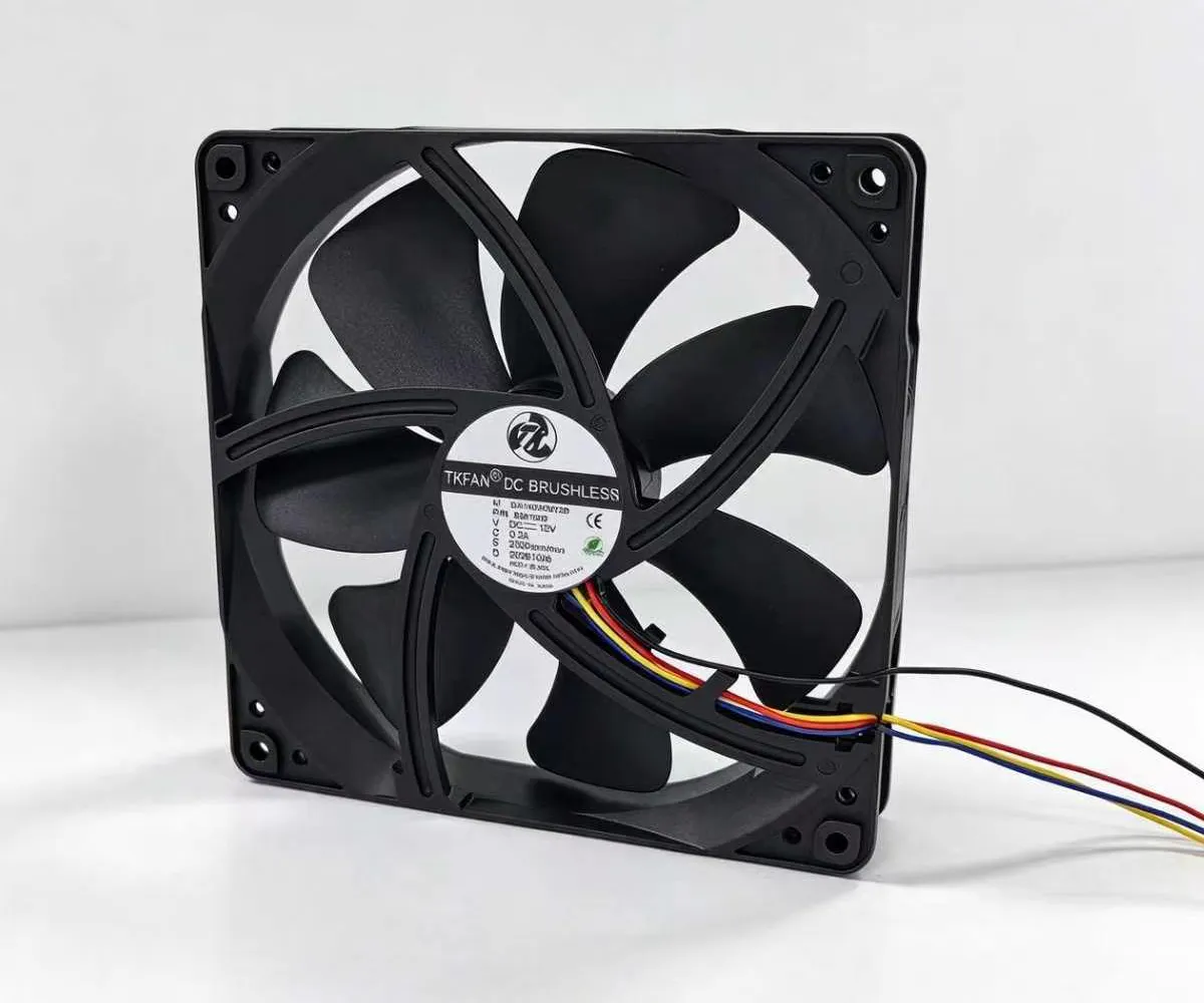 12V DC Fan DA14025M12B-B261009 Rear Label View